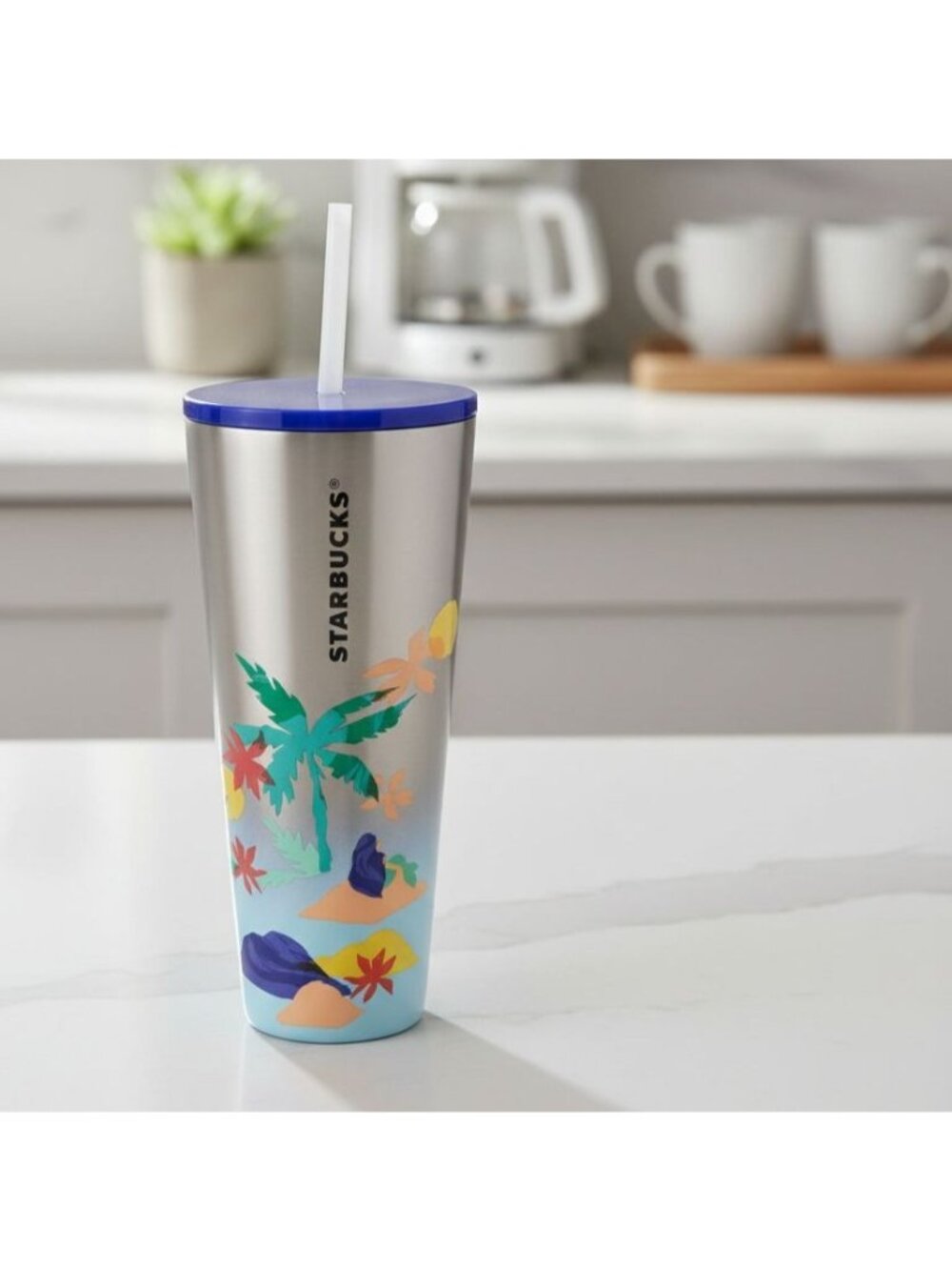Starbucks 24oz Mermaid Lagoon 2020 Coffee Drink Cup Large Collectable Tumbler